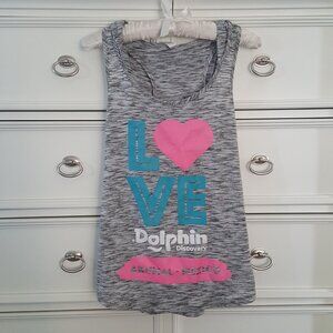 $58 Riviera Maya Hooded Tank Top Tunic Dolphin Discovery Cozumel Akumal MEXICO